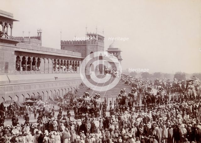 State entry into Delhi, India, 1902. Creator: Unknown.