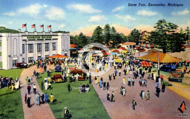 State Fair, Escanaba, Michigan, USA, 1940. Artist: Unknown