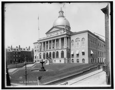 State House, Boston, between 1890 and 1899. Creator: Unknown