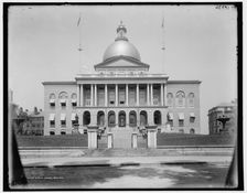 State House, Boston, c1899. Creator: Unknown