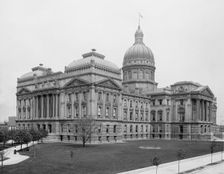 State House, Indianapolis, Ind., between 1900 and 1906. Creator: Unknown