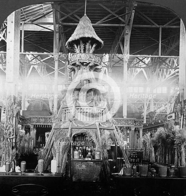 State of Washington grain exhibit, Agriculture Building, Louisiana, USA.Artist: HC White