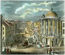 State Street, Albany, New York, USA, c1835