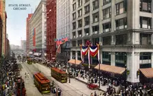 State Street, Chicago, Illinois, USA, 1910