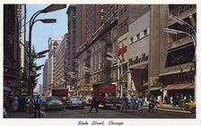 State Street, Chicago, Illinois, USA, 1959