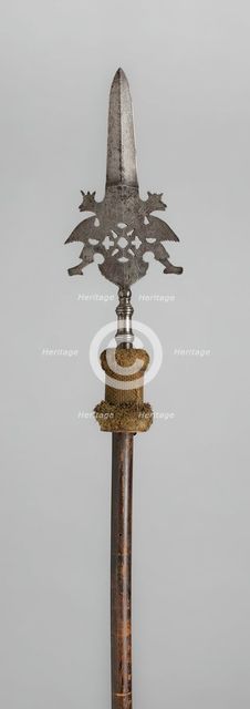 State Partizan of an Officer of the Saxon "Hundred Swiss Guards", Saxony, 1725/1814. Creator: Unknown.