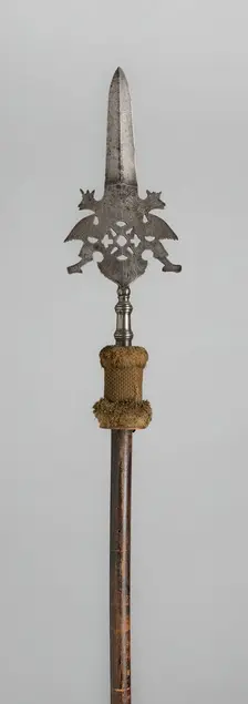 State Partizan of an Officer of the Saxon "Hundred Swiss Guards", Saxony, 1725/1814. Creator: Unknown