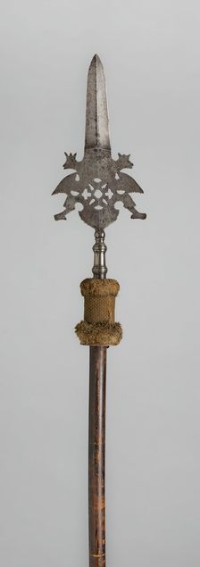 State Partizan of an Officer of the Saxon "Hundred Swiss Guards", Saxony, 1725/1814. Creator: Unknown