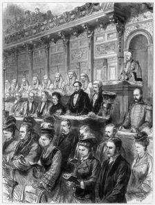 State visit of the judges to St Paul's Cathedral, 1875