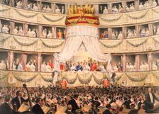 State visit to Royal Italian Opera, now the Royal Opera House, Covent Garden, London, before 1892. Creator: Unknown