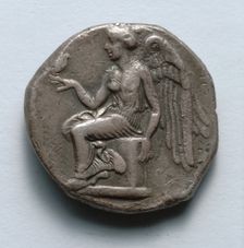 Stater: Nike-Terina (reverse), after 400 BC. Creator: Unknown