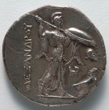 Stater: Athena and Eagle (reverse), 305-285 BC. Creator: Unknown