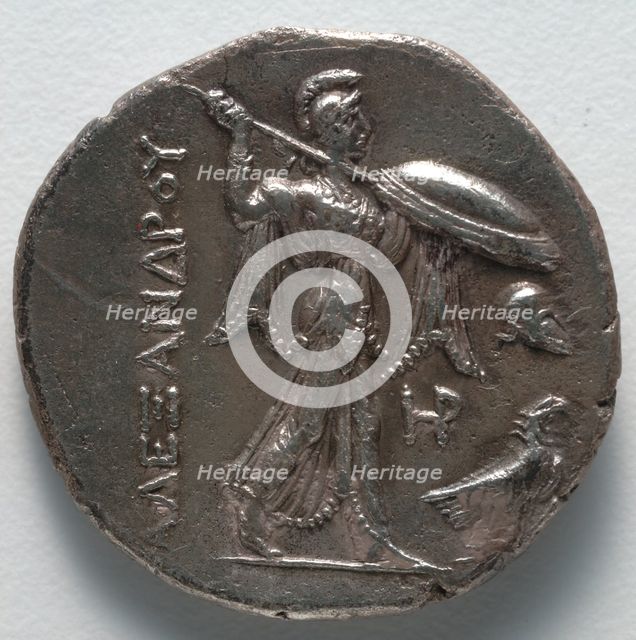 Stater: Athena and Eagle (reverse), 305-285 BC. Creator: Unknown.