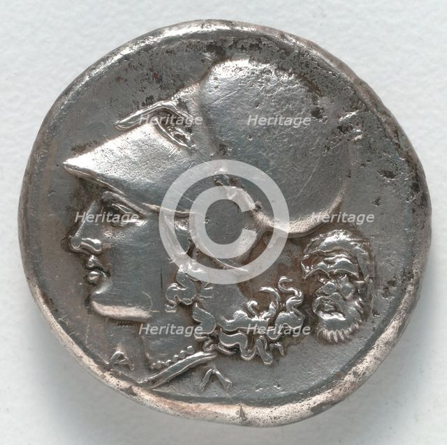 Stater: Athena (reverse), 350-338 BC. Creator: Unknown.
