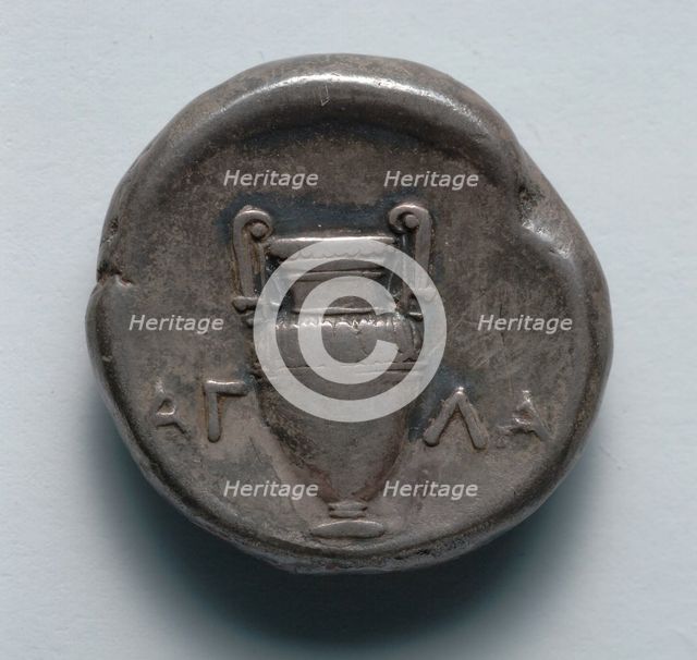 Stater: Amphora in Incuse Circle (reverse), 379-338 BC. Creator: Unknown.