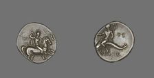 Stater (Coin) Depicting a Horseman, 334-302 BCE. Creator: Unknown