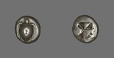 Stater (Coin) Depicting a Sea Turtle, 650-600 BCE. Creator: Unknown