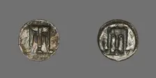 Stater (Coin) Depicting a Tripod, 500-480 BCE. Creator: Unknown