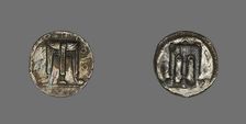 Stater (Coin) Depicting a Tripod, 500-480 BCE. Creator: Unknown
