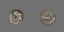 Stater (Coin) Depicting the Goddess Athena, 317-310 BCE. Creator: Unknown