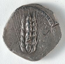 Stater: Ear of Corn (obverse), 530-510 BC. Creator: Unknown