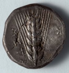 Stater: Ear of Corn (reverse), 375-340 BC. Creator: Unknown