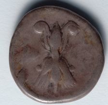 Stater: Fulmen with Wings at one end and Volutes at other (reverse), 471-421 BC. Creator: Unknown