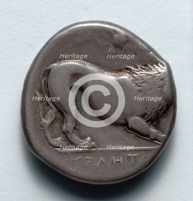 Stater: Lion (reverse), c. 400 BC. Creator: Unknown.