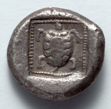 Stater: Tortoise (reverse), 500-450 BC. Creator: Unknown