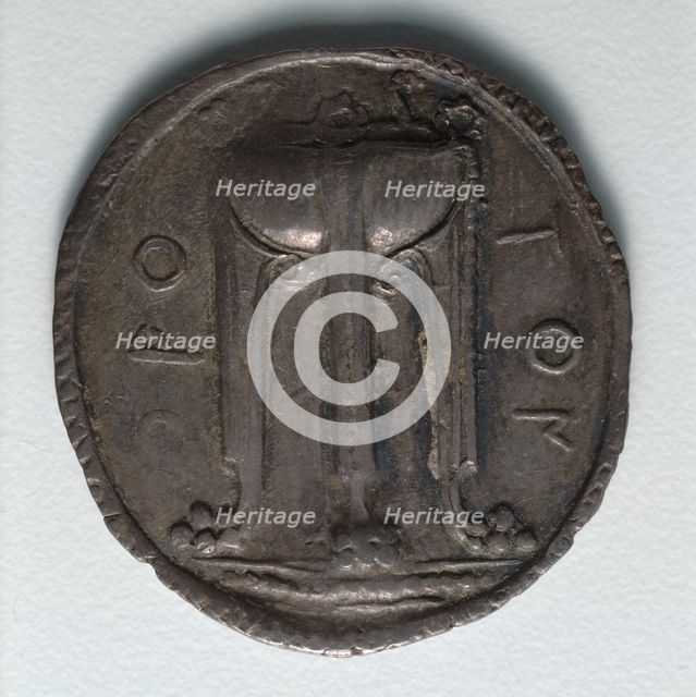 Stater: Tripod (obverse), 550-480 BC. Creator: Unknown.