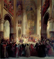 States General of Paris, 1328 mid 19th century. Artist: Jean Alaux