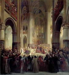 States General of Paris, 1328 mid 19th century. Artist: Jean Alaux