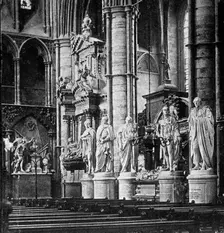 Statesman's Corner, Westminster Abbey, London, early 20th century
