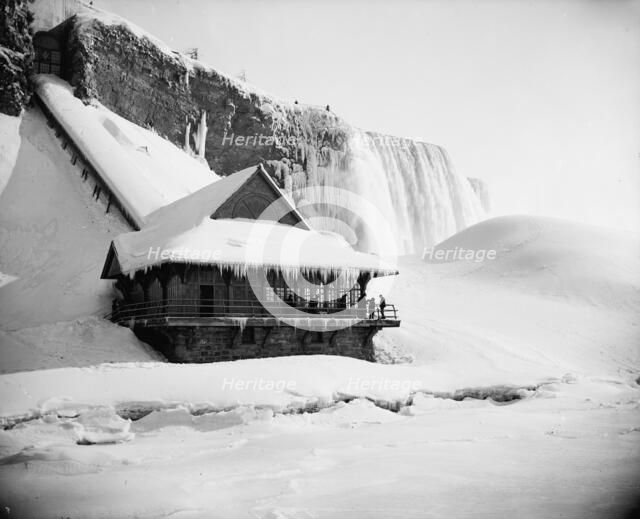 Station at foot of incline, American Falls, NiagaraFalls, between 1880 and 1901. Creator: Unknown.