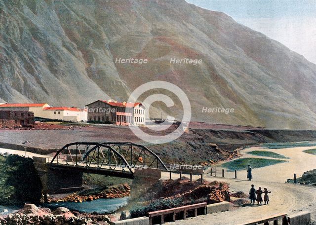 Station at Lars on the Georgian Military Road, c1890.Artist: Gillot