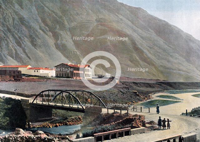 Station at Lars on the Georgian Military Road, c1890.Artist: Gillot