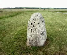 Station Stone, Stonehenge, Amesbury, Wiltshire, 2000. Artist: P Williams