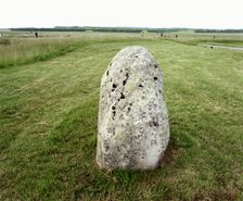 Station Stone, Stonehenge, Amesbury, Wiltshire, 2000. Artist: P Williams