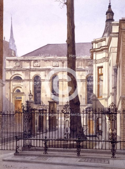 Stationers' Hall, London, 1890. Artist: John Crowther