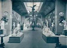 Statuary Gallery, Chatsworth House c1903. Artist: Pawson & Brailsford