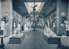 Statuary Gallery, Chatsworth House c1903. Artist: Pawson & Brailsford