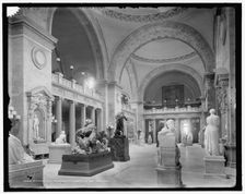 Statuary Hall, Metropolitan Museum of Art, New York, c1907. Creator: Unknown