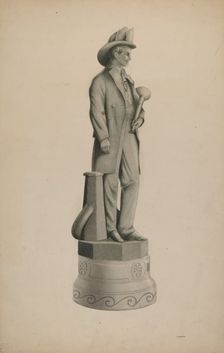 Statue, 1935/1942. Creator: Louis Plogsted