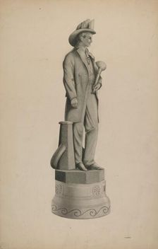Statue, 1935/1942. Creator: Louis Plogsted