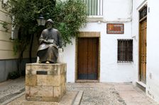 Statue of Maimonides, Jewish Quarter, Cordoba, Spain, 2007. Creator: Samuel Magal