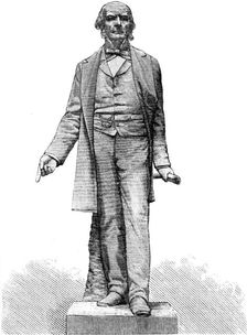 Statue of Mr. Gladstone at the City Liberal Club, 1883. Creator: Unknown