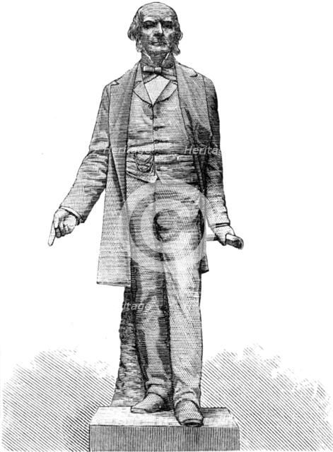 Statue of Mr. Gladstone at the City Liberal Club, 1883. Creator: Unknown.