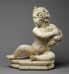 Statue of a Boy with Grapes, first half of 2nd century A.D. Creator: Unknown
