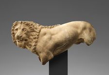 Statue of a Funerary Lion, about 325 BC. Creator: Unknown