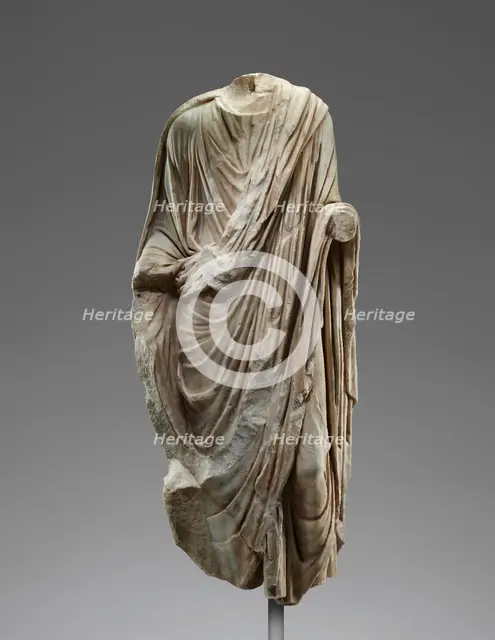 Statue of a Man Wearing a Toga, A.D. 50-100. Creator: Unknown.